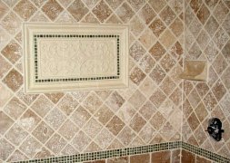 Tile Sets Installed in Bathrooms