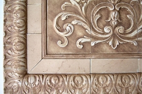Acanthus Liners and Corners Close Up