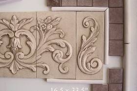 Half Round Liners for Decorative Wall Mural