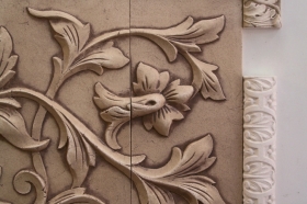 Small Acanthus Liners Close Up