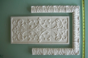 Small Acanthus Liners and Corners Sampler